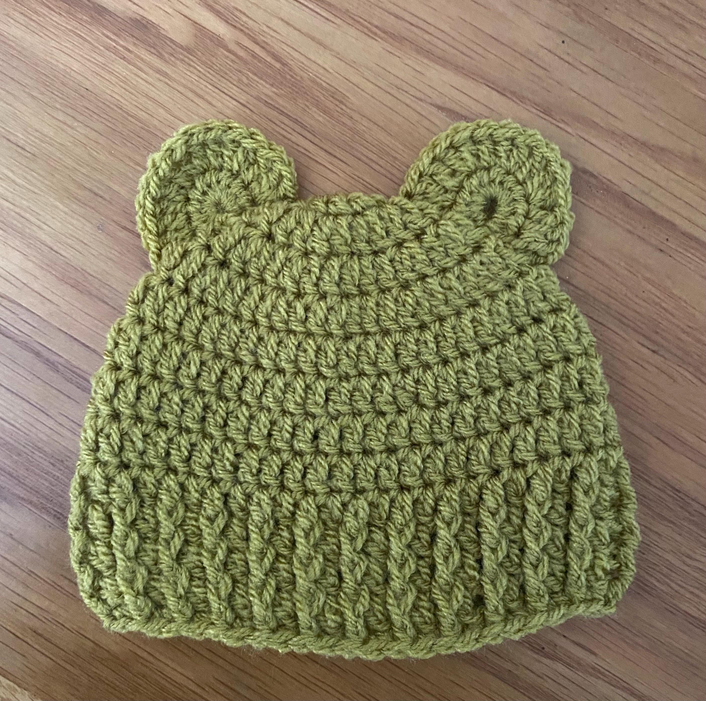 Baby Crochet Beanie Hat - Multiple Colours